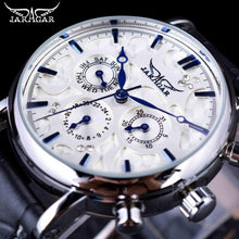 Load image into Gallery viewer, Jaragar Blue Sky Series Elegant Design Genuine Leather Strap Male Wrist Watch Watch