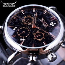 Load image into Gallery viewer, Jaragar Blue Sky Series Elegant Design Genuine Leather Strap Male Wrist Watch Watch