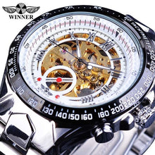 Load image into Gallery viewer, Sport Design Bezel Golden Watch Mens Watch