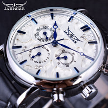 Load image into Gallery viewer, Jaragar Blue Sky Series Elegant Design Genuine Leather Strap Male Wrist Watch Watch